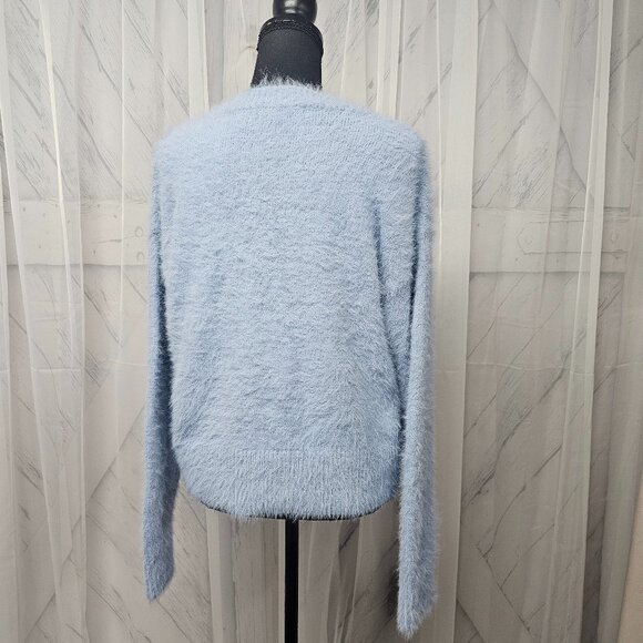 Sanctuary Light Blue Fuzzy Sweater - Picture 8 of 13